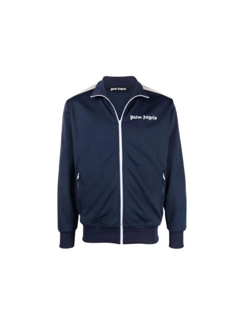Palm Angels Palm Angels Striped Sleeve Track Jacket Navy White