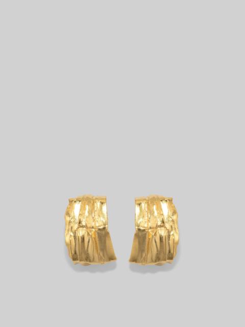 Completedworks Completedworks Pleated Earrings - Gold