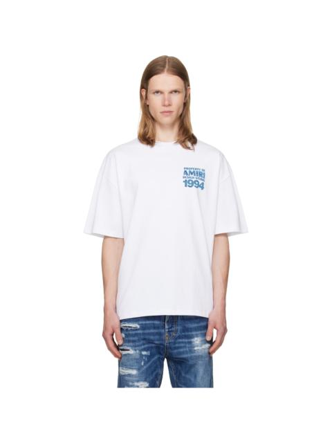 AMIRI White 'AMIRI 1994' Skate T-shirt