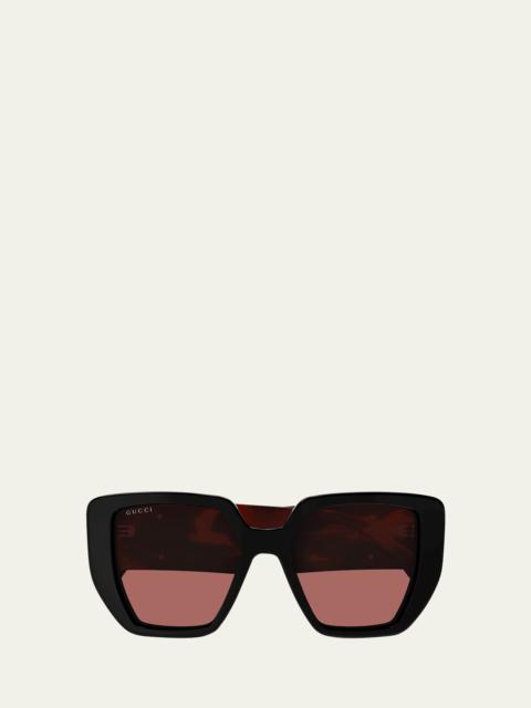 GG Recycled Acetate Butterfly Sunglasses