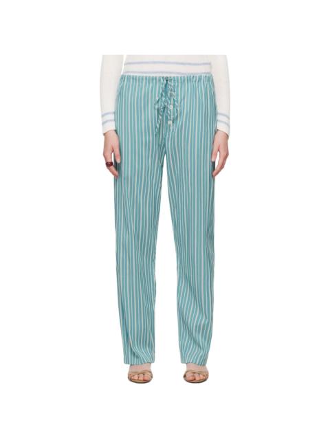 Blue Shore Stripe Trousers