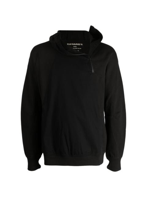 MAHARISHI long-sleeve organic cotton hoodie