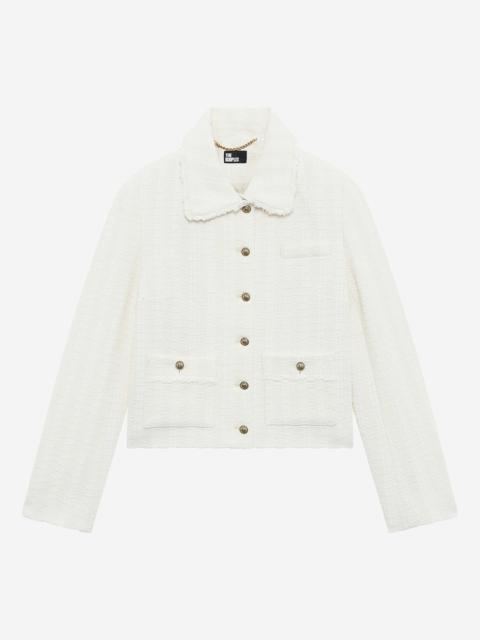 The Kooples ECRU TWEED JACKET