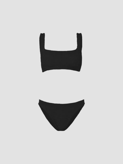 Hunza G Women's Xandra Textured Bikini - Black