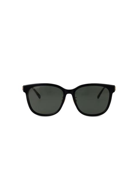 GUCCI Web-detail sunglasses