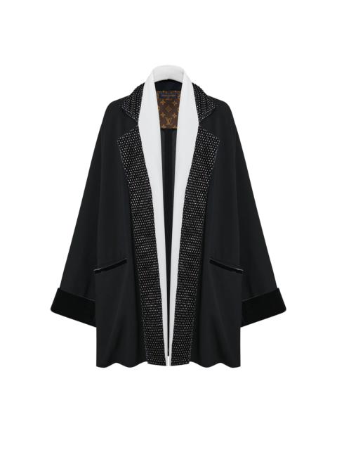 Louis Vuitton Crystal Lapel Robe Jacket