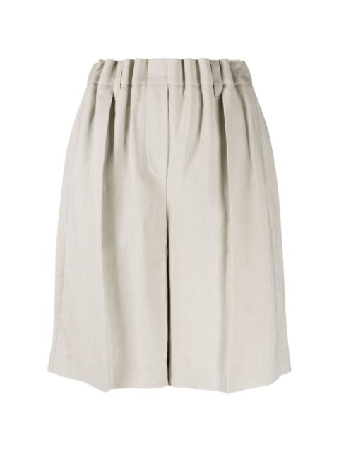Brunello Cucinelli pleated tailored shorts
