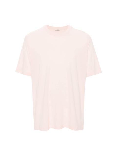 AURALEE crew-neck wool T-shirt