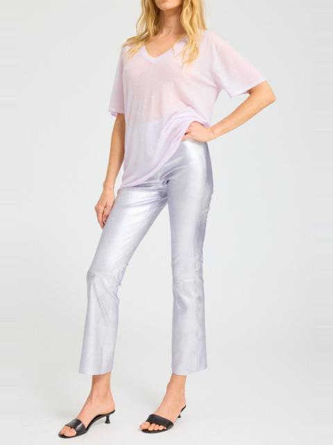 SPRWMN Ankle Flare Leather Pant