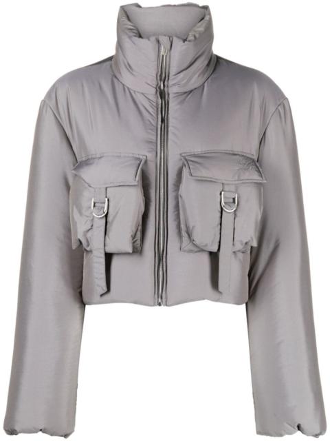 cropped padded jacket