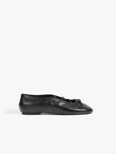 SCHUTZ Luisa Leather Ballet Flat