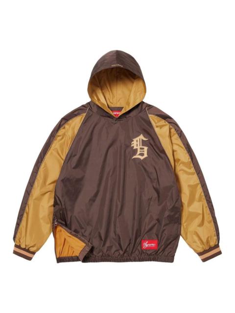 Supreme Hooded Warm Up Pullover 'Brown Tan' SUP-FW23-254