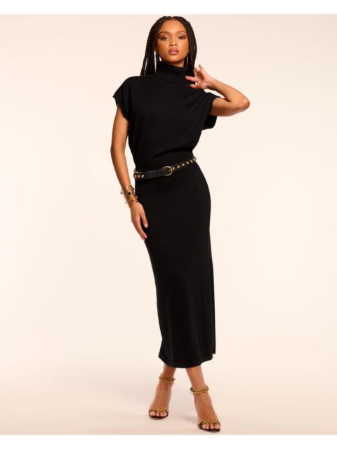 RAMY BROOK Natalie Merino Turtleneck Midi Dress