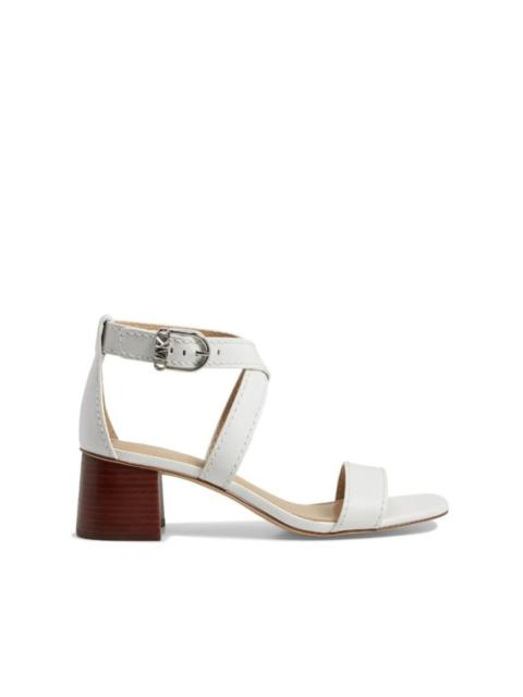 MICHAEL KORS 55MM buckle-fastening block-heel sandals