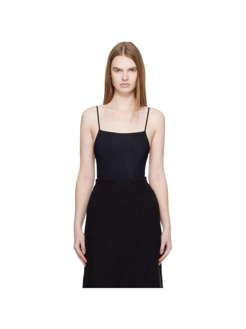 Jil Sander Black Spaghetti Straps Bodysuit