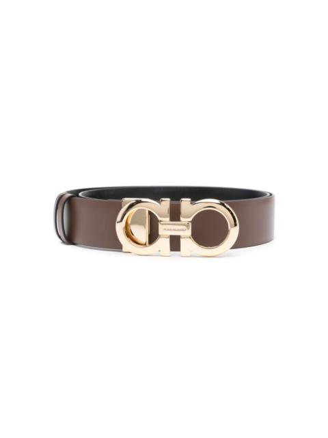 FERRAGAMO Gancini reversible belt