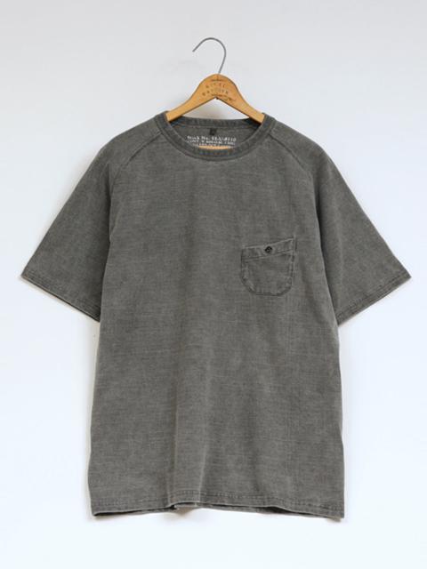 Nigel Cabourn 9.5oz Basic T-Shirt Pigment in Charcoal
