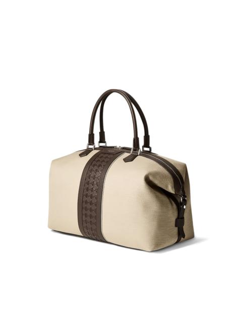 Serapian double-handle holdall