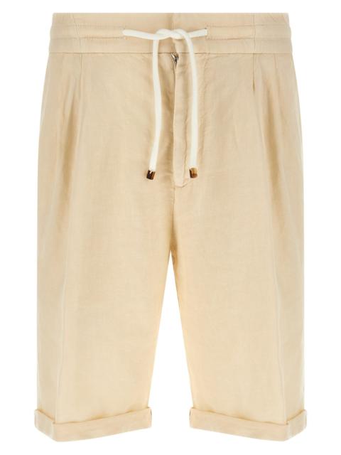 Brunello Cucinelli Linen Bermuda Shorts