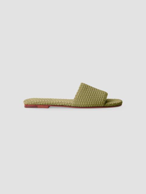 NAGHEDI Women's St. Barths Slide Sandals - Bottle Green