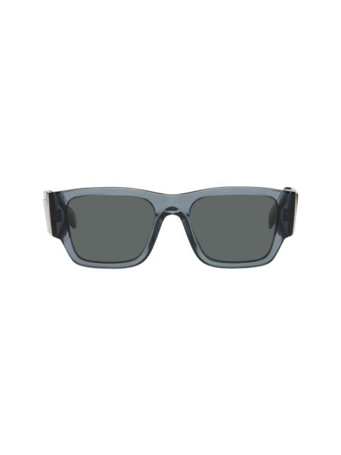 Prada Blue Triangle Logo Sunglasses