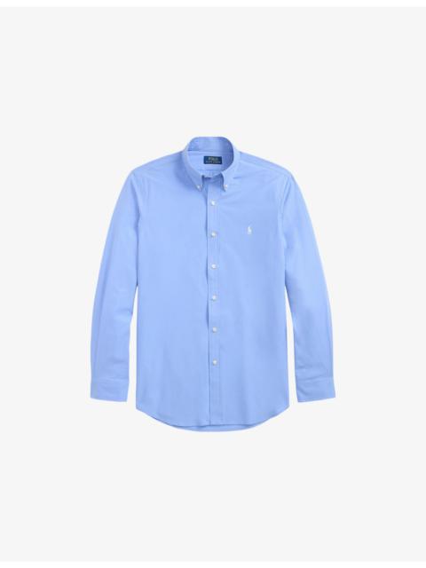 Polo Ralph Lauren Brand-Embroidered Custom-Fit Cotton-Poplin Shirt