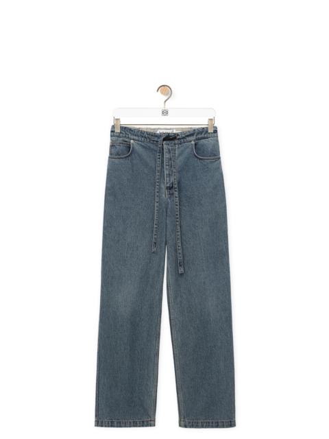 Loewe Drawstring jeans in denim