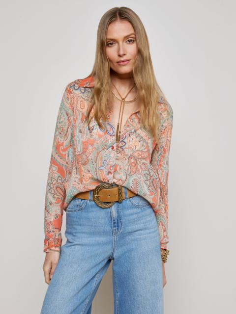 L'AGENCE Laurent Paisley Blouse
