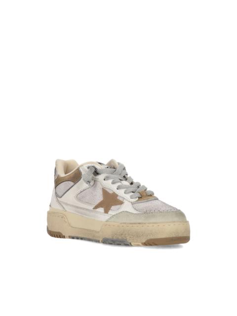Golden Goose star appliqué leather sneakers