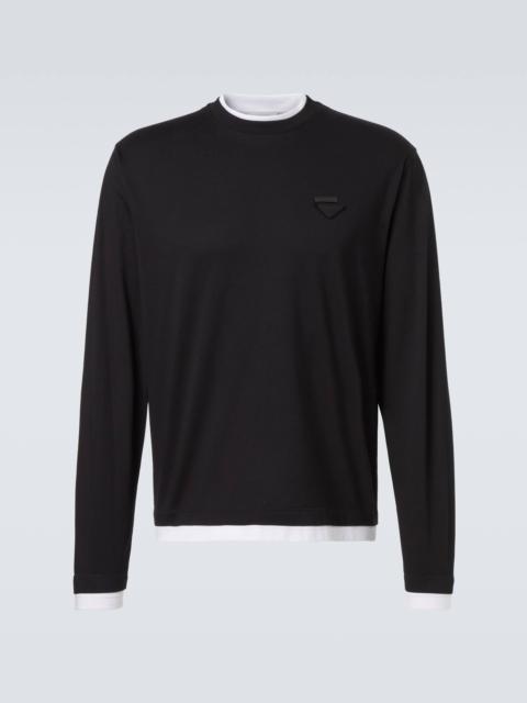 Prada Cotton jersey sweatshirt