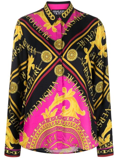 VERSACE JEANS COUTURE Logo Couture-print shirt