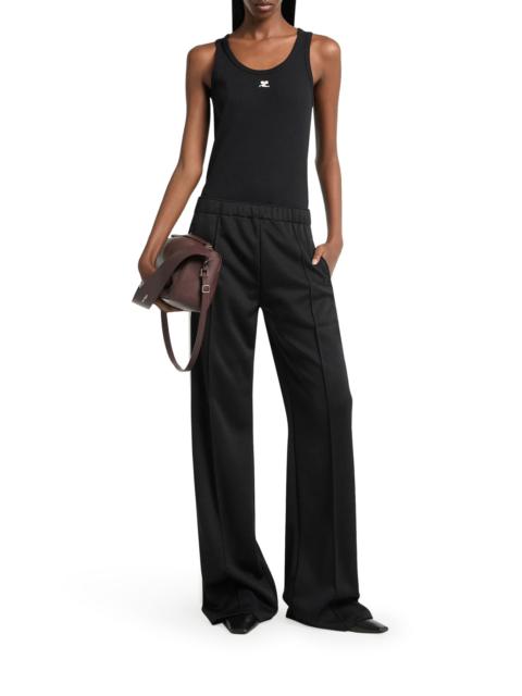 courrèges SWEATPANTS WITH CONTRASTING SIDE STRIPE