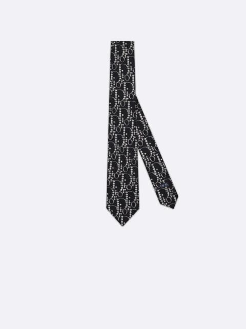 Dior Dior Oblique Strass Tie