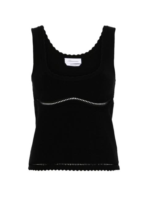 cut-out detailed tank top