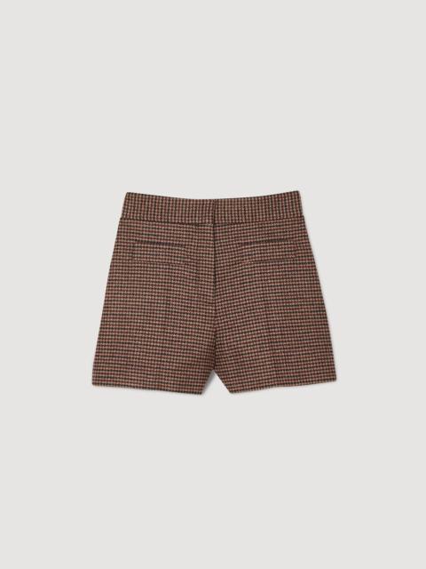 Sandro HOUNDSTOOTH SHORTS