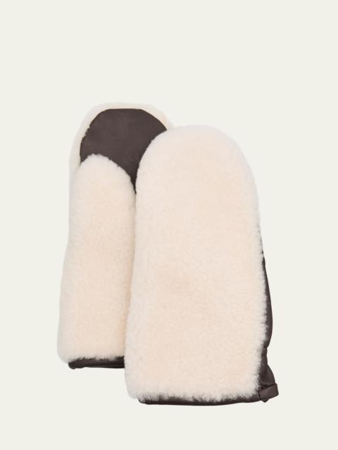 Yves Salomon Sheep Shearling Mittens