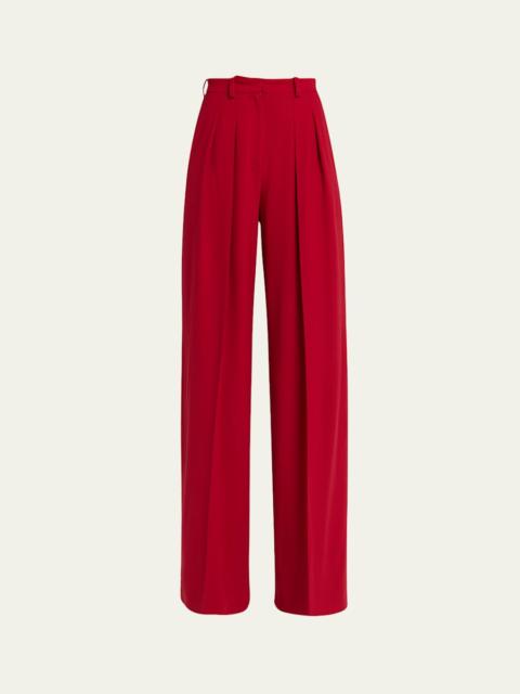 MICHAEL KORS COLLECTION Pleated Wide-Leg Trousers