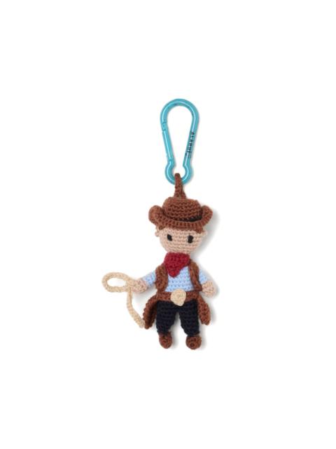 Alanui Cowboy Amigurumi crochet keyring