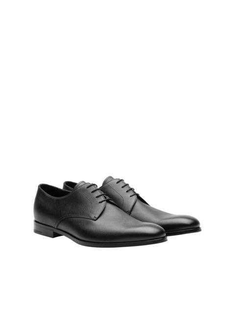 Prada Saffiano leather derby shoes