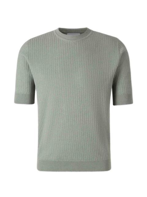 LARDINI ribbed-knit T-shirt