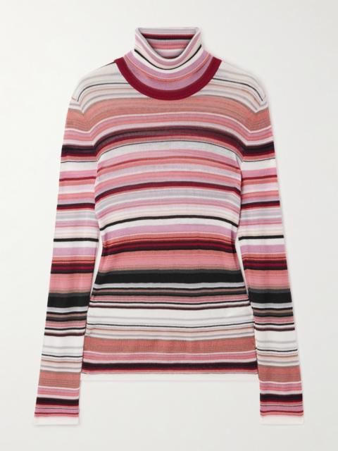 Missoni Striped Knitted Turtleneck Sweater