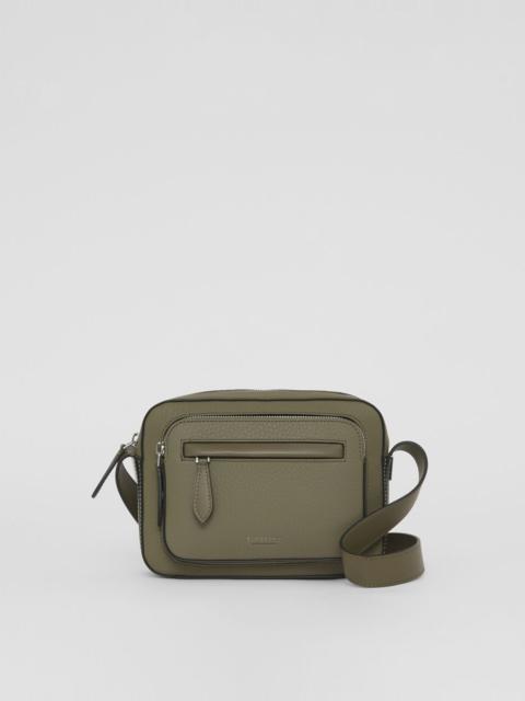 Burberry Two-tone Grainy Leather Crossbody Bag