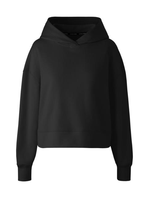 Canada Goose Women's Muskoka Embroidered Logo Hoodie - Black
