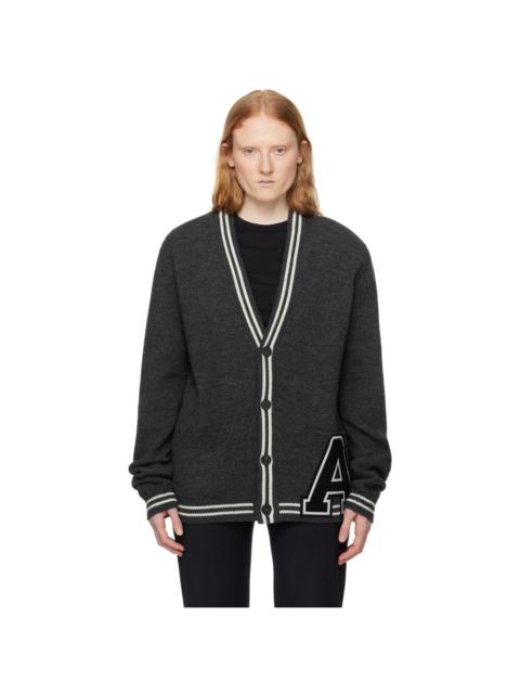 Ambush Gray 'A' Patch Cardigan