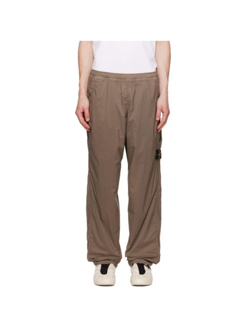 Stone Island Khaki 3100017 Ultralight Nylon Stretch Pants