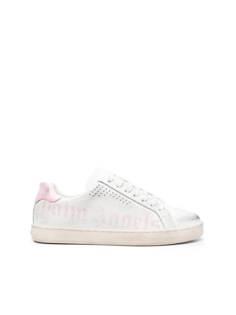 Palm Angels distressed logo-print sneakers