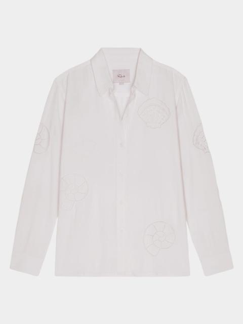 Rails Charli Embroidered Linen Shirt