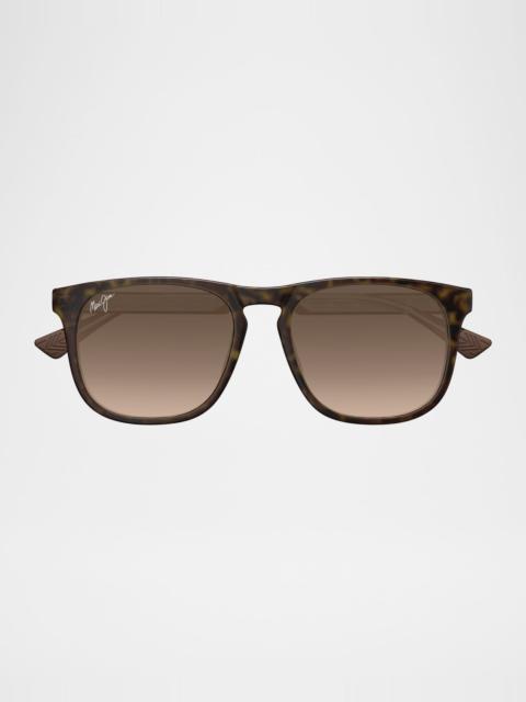 Maui Jim Men's Kupaa Nylon Square Sunglasses
