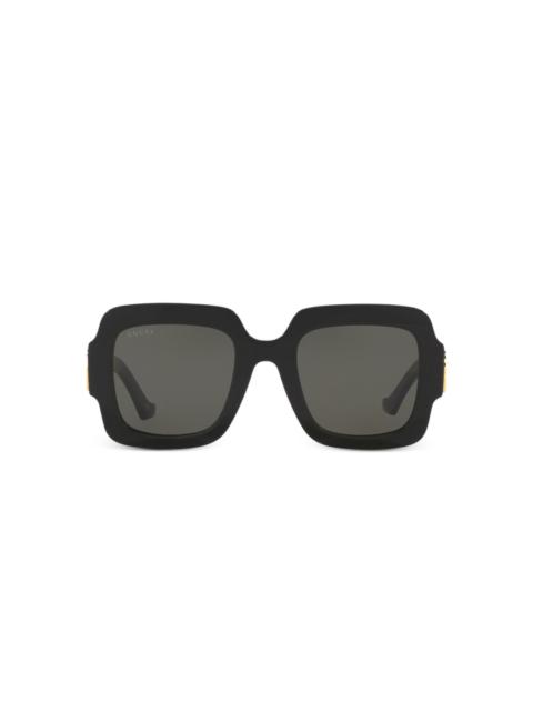 GUCCI oversize-frame sunglasses