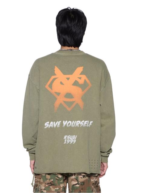 Ksubi ZERO HEROES LS TEE MILITANT